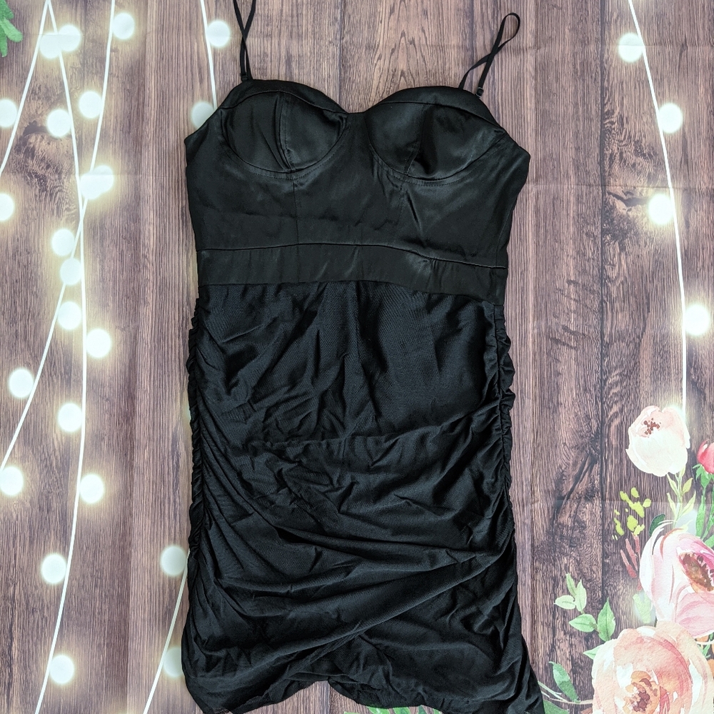 Mini body con dress LBD, Little Black Dress SMALL